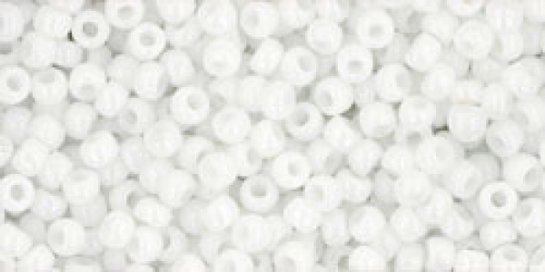 TR-11-41 - Toho Rocailles 11/0, 2,2 mm, Opaque White