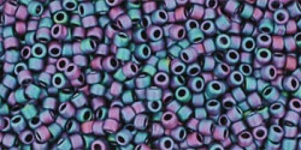 TR-15-705a - Toho Rocailles 15/0, 1,5 mm, Matte-Color-Frosted Iris Blue