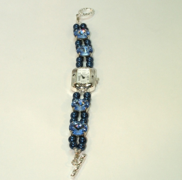 U 0028 - Bastelset Rivoli-Uhr in Blau