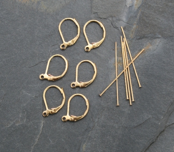 Z 0043 - Set für Ohrringe, goldfarben