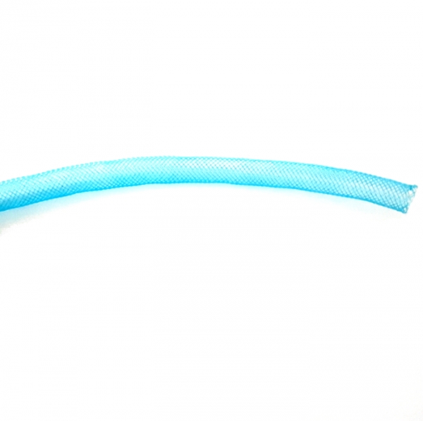 Z 0063n - Schmuckschlauch/mesh, hellblau, 8mm, dick