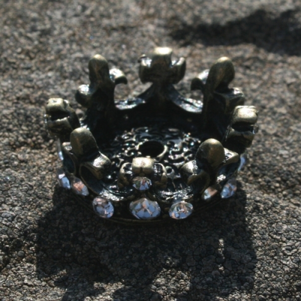 Z 0888 - Große Kronenperle mit Strass